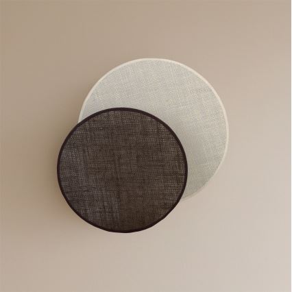 Brilagi - Kinkiet CIRCLES 1xE27/60W/230V Ø 35 cm kremowy/brązowy