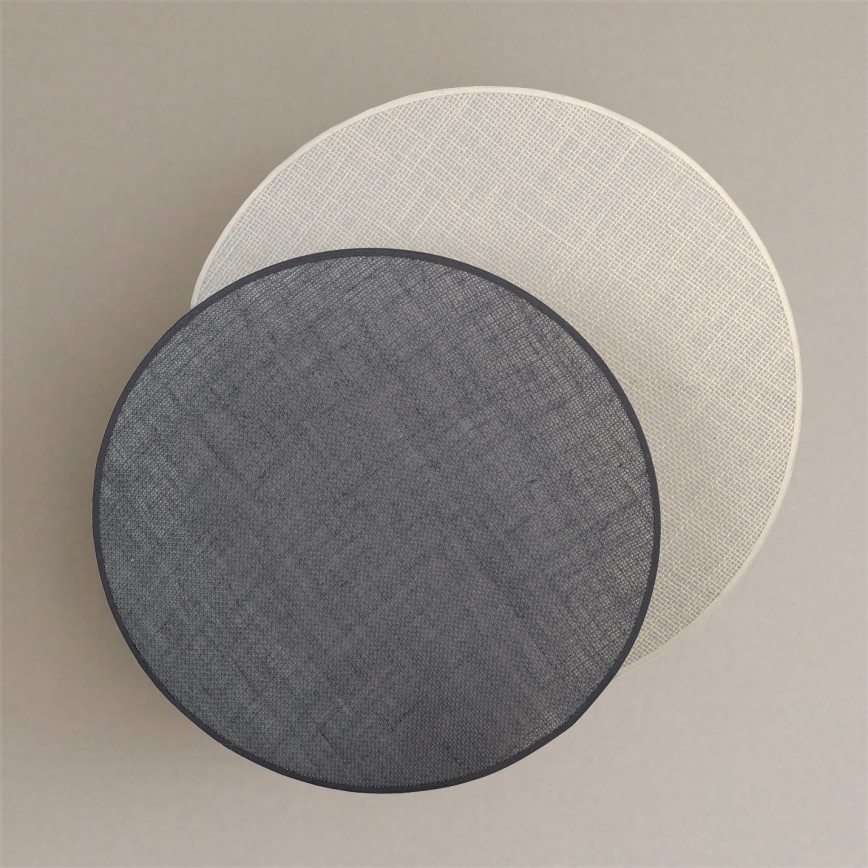 Brilagi - Kinkiet CIRCLES 1xE27/60W/230V Ø 45 cm kremowy/szary