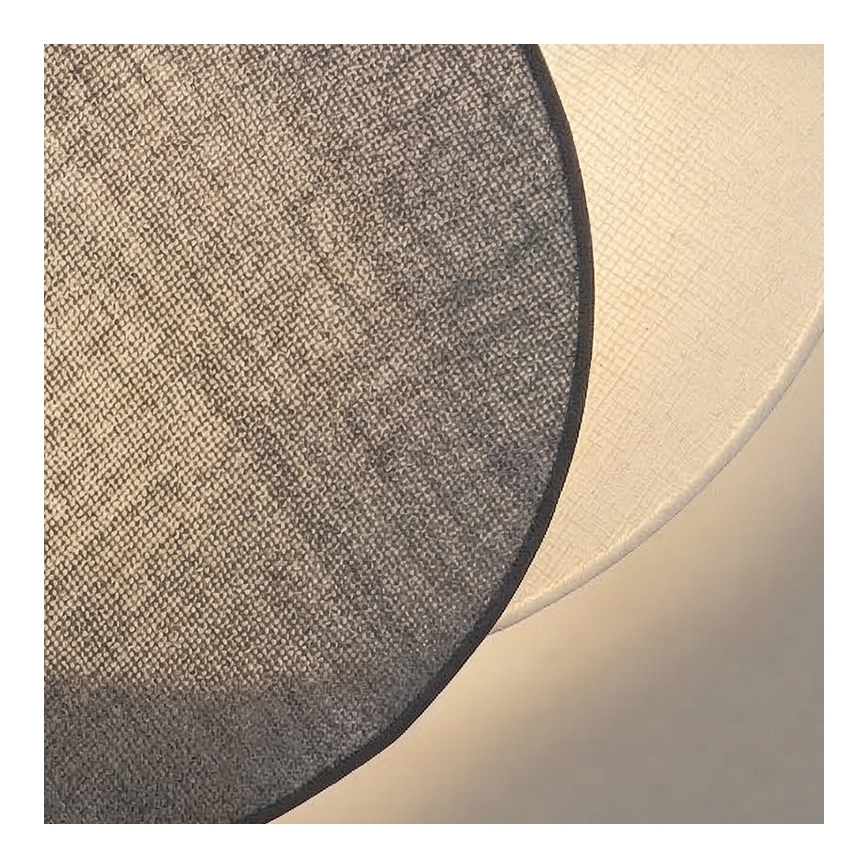 Brilagi - Kinkiet CIRCLES 1xE27/60W/230V Ø 45 cm kremowy/szary