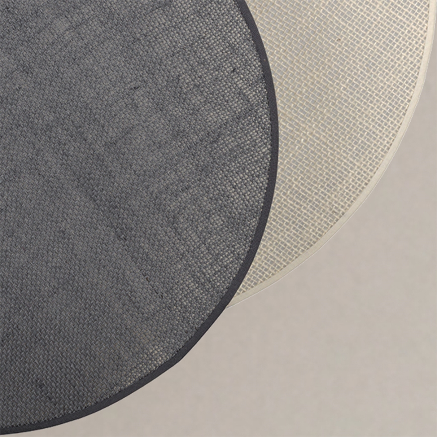 Brilagi - Kinkiet CIRCLES 1xE27/60W/230V Ø 45 cm kremowy/szary