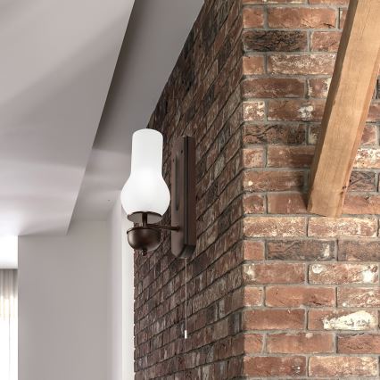 Brilagi - Kinkiet COTTAGE 1xE14/40W/230V buk/biały