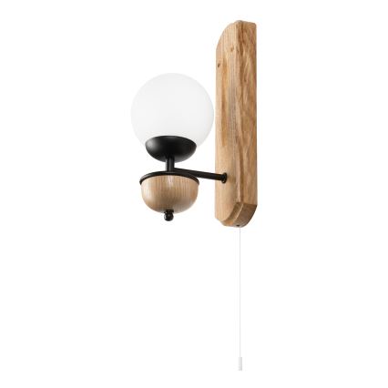 Brilagi - Kinkiet COTTAGE 1xG9/40W/230V dąb/biały