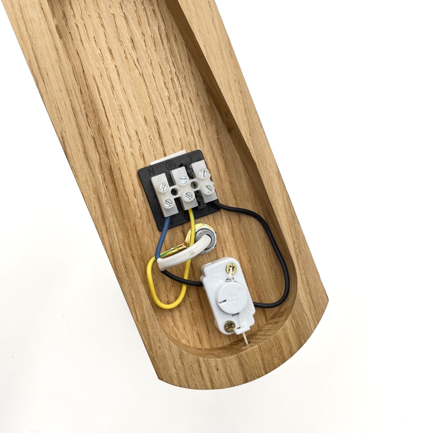 Brilagi - Kinkiet COTTAGE 1xG9/40W/230V dąb/biały