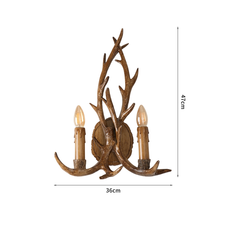 Brilagi - Kinkiet DEER 2xE14/10W/230V