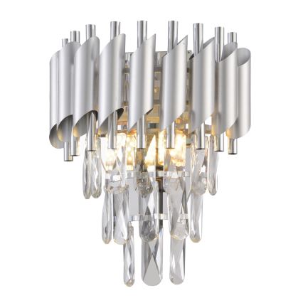 Brilagi - Kinkiet ECLIPSE 2xE14/10W/230V srebrny