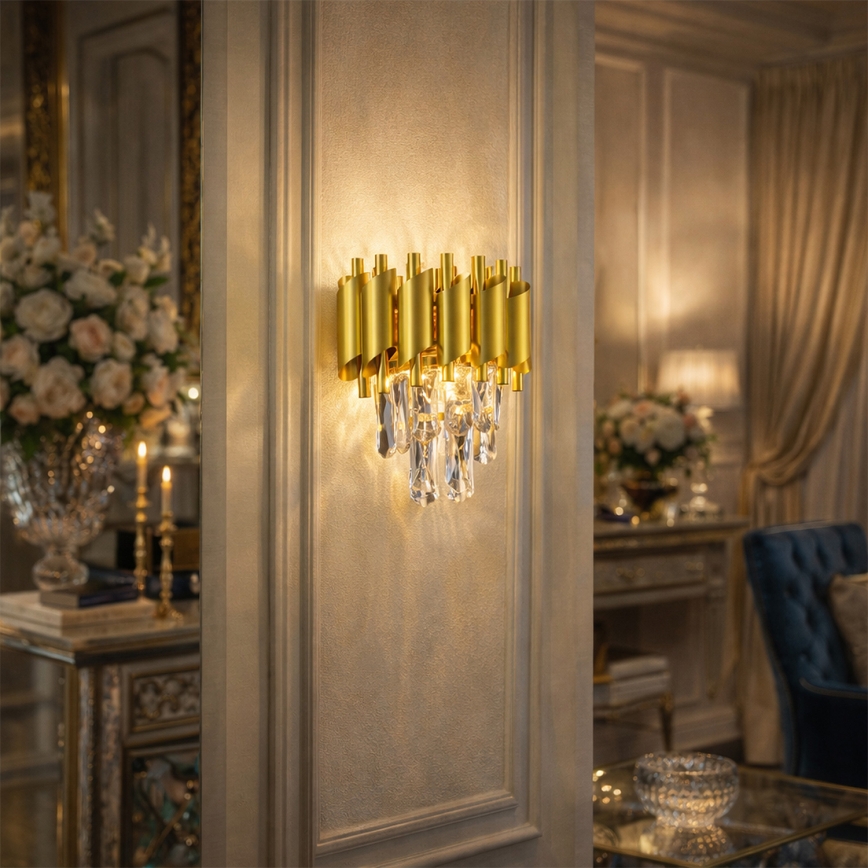 Brilagi - Kinkiet ECLIPSE 2xE14/10W/230V złoty