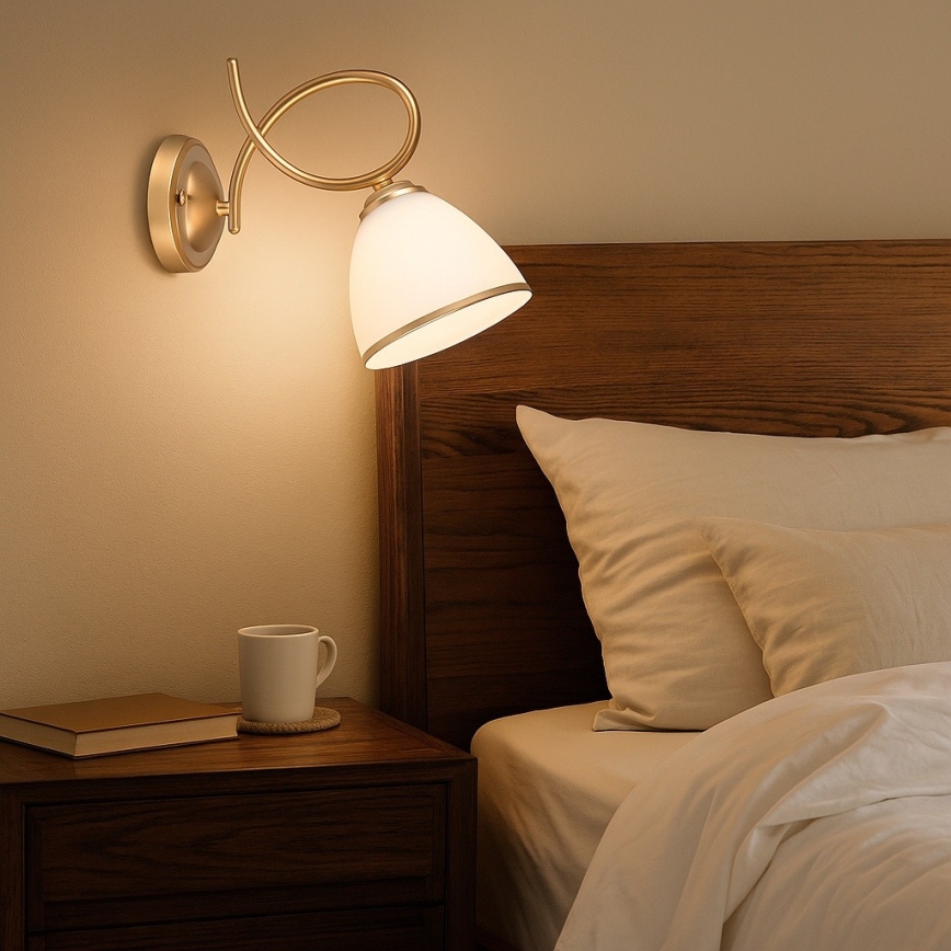 Brilagi - Kinkiet FRED 1xE27/60W/230V złoty