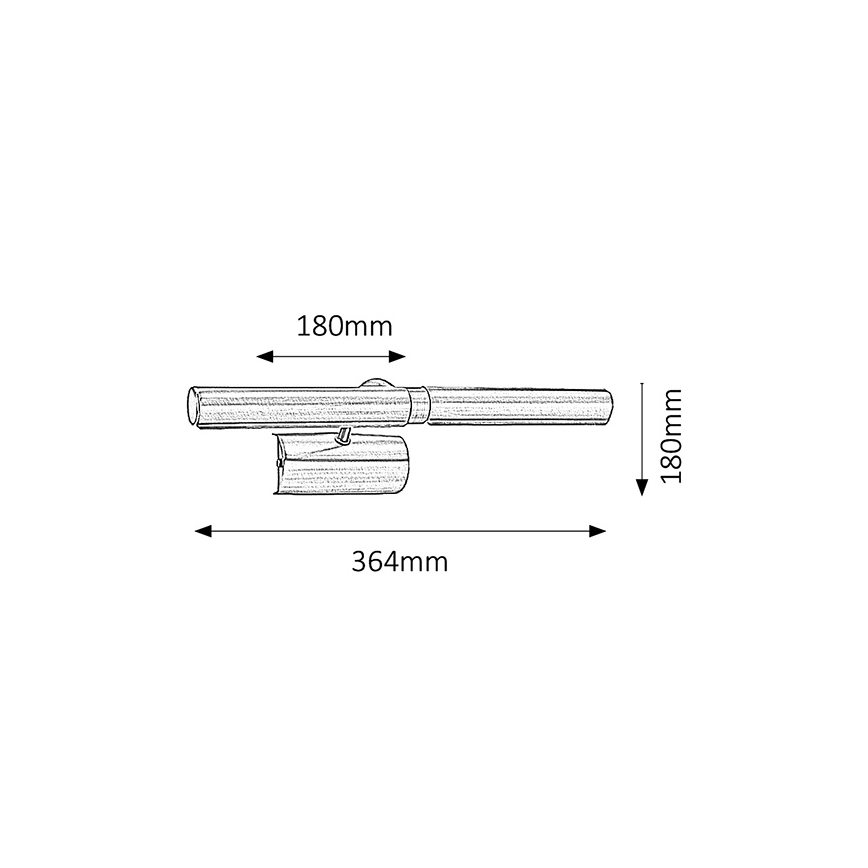 Brilagi - Kinkiet galeryjka DANAE 2xE14/40W/230V matowy chrom