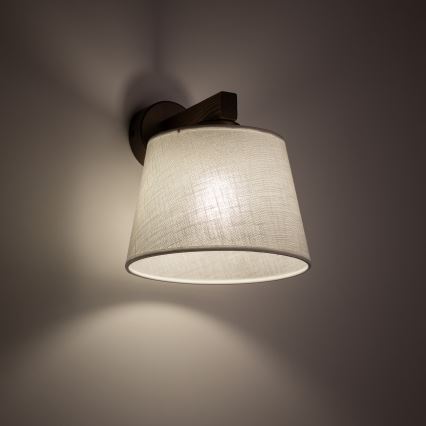 Brilagi - Kinkiet LATTE 1xE27/60W/230V sosna/biała