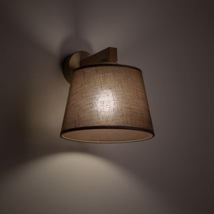 Brilagi - Kinkiet LATTE SABIA 1xE27/15W/230V sosna/brązowy