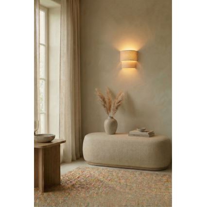 Brilagi - Kinkiet LED BOHO ECO 1xE27/10W/230V kremowy