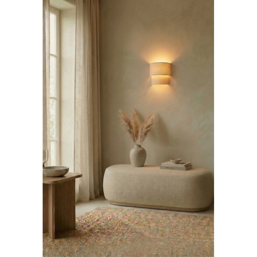 Brilagi - Kinkiet LED BOHO ECO 1xE27/10W/230V kremowy