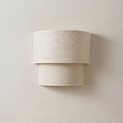 Brilagi - Kinkiet LED BOHO ECO 1xE27/10W/230V kremowy