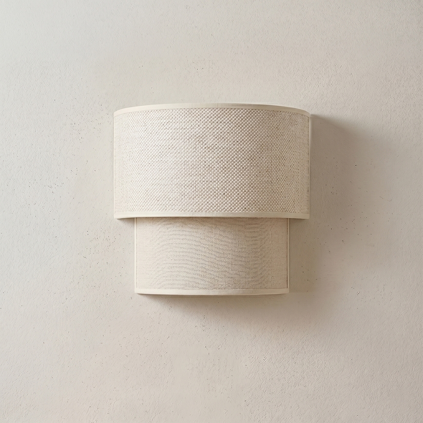 Brilagi - Kinkiet LED BOHO ECO 1xE27/10W/230V kremowy
