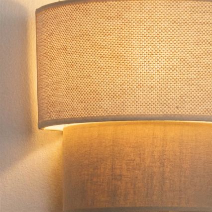 Brilagi - Kinkiet LED BOHO ECO 1xE27/10W/230V kremowy