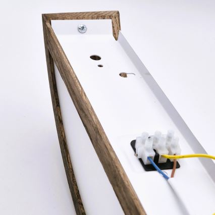Brilagi - Kinkiet LED CARVALHO 1xE27/15W/230V, dąb orzechowy