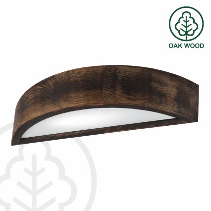 Brilagi - Kinkiet LED CARVALHO SMOKEY 1xE27/60W/230V dąb