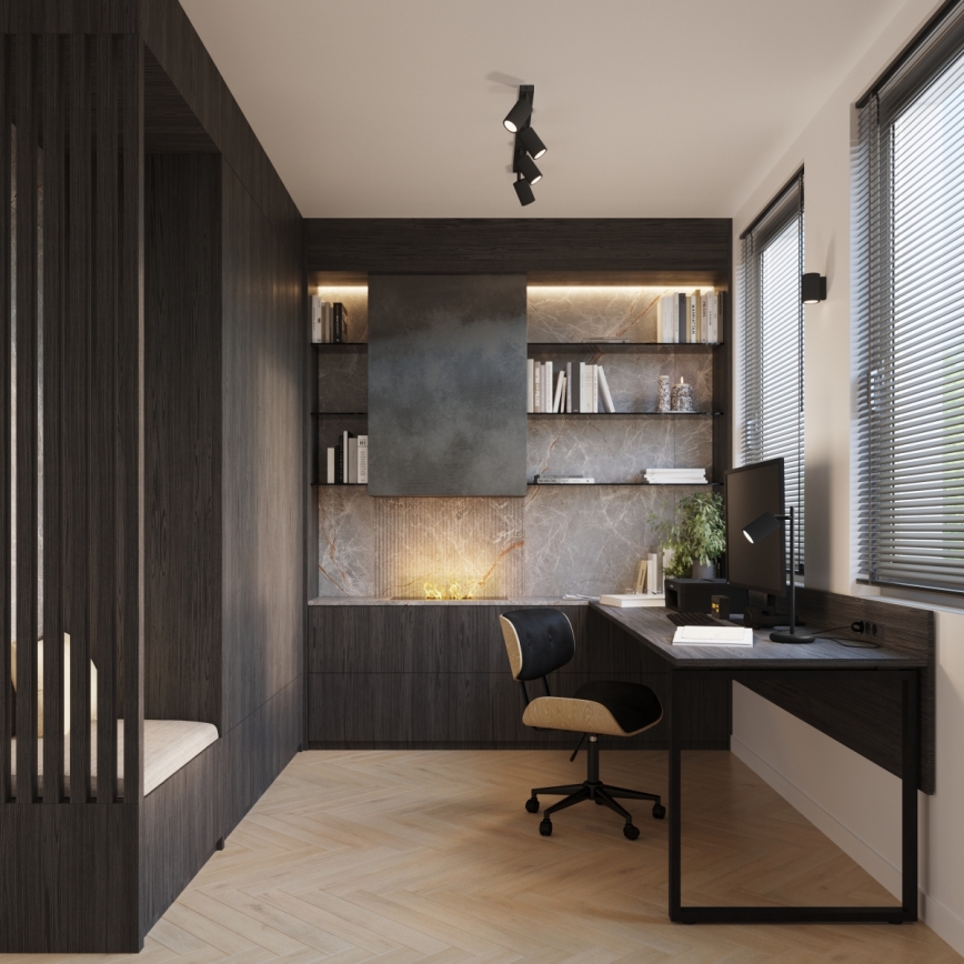 Brilagi - Kinkiet LED CRESTO 1xGU10/10W/230V 10 cm czarny