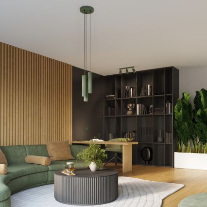 Brilagi - Kinkiet LED CRESTO 1xGU10/10W/230V 10 cm zielony