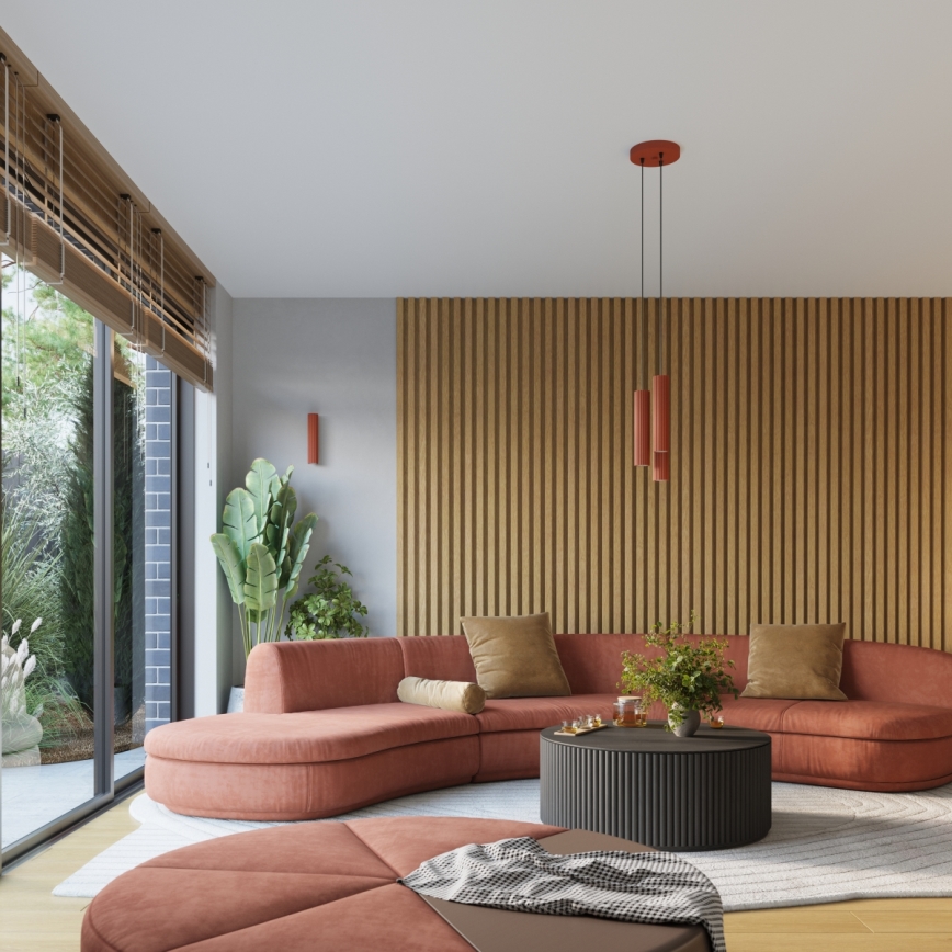 Brilagi - Kinkiet LED CRESTO 2x GU10/10W/230V, 20 cm, czerwony