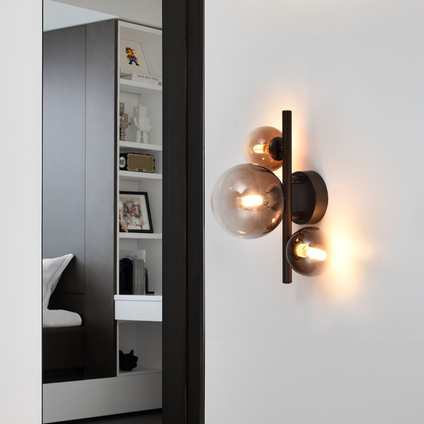 Brilagi - kinkiet LED MILLA 3xG9/3W/230V brązowy/dymny brąz