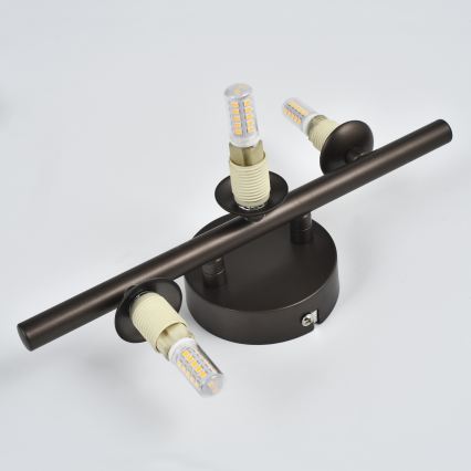 Brilagi - kinkiet LED MILLA 3xG9/3W/230V brązowy/dymny brąz