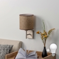 BRILAGI - Kinkiet LED NUBILA 1xE27/60W/230V chrom matowy/brązowy