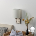 BRILAGI - Kinkiet LED NUBILA 1xE27/60W/230V matowy chrom/biały