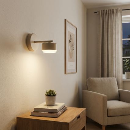 Brilagi - LED RGB+CCT ściemnialny kinkiet MONO 1xGX53/14W/230V 2700-6500K Wi-Fi Tuya beżowy