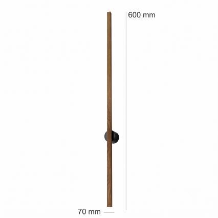 Brilagi - Kinkiet LED WOODY LINE LED/7W/230V 4000K 60 cm dąb orzech
