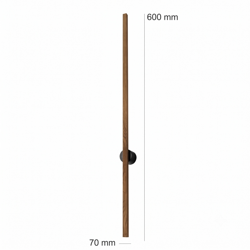 Brilagi - Kinkiet LED WOODY LINE LED/7W/230V 4000K 60 cm dąb orzech