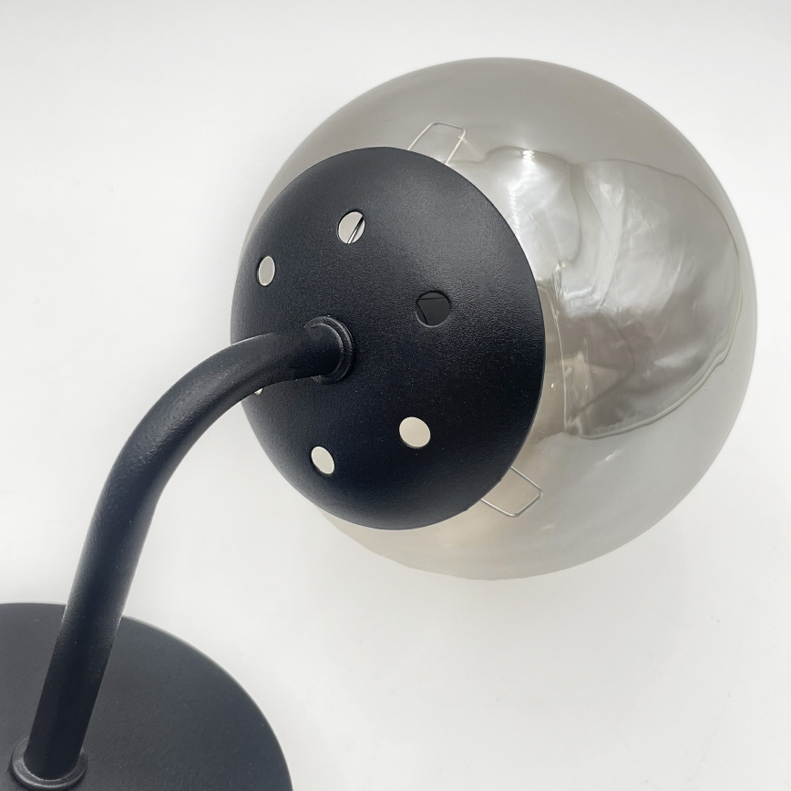 Brilagi - Kinkiet MALIVA 1xE14/15W/230V czarny/przydymiony