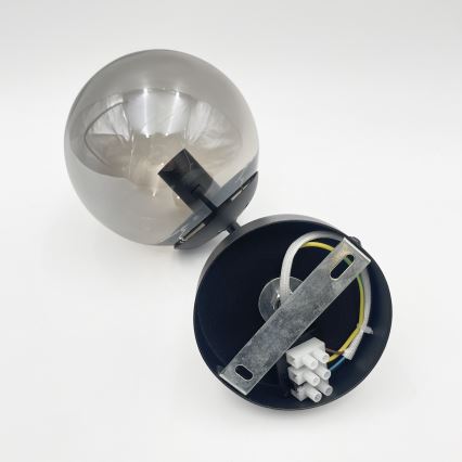 Brilagi - Kinkiet MALIVA 1xE14/15W/230V czarny/przydymiony