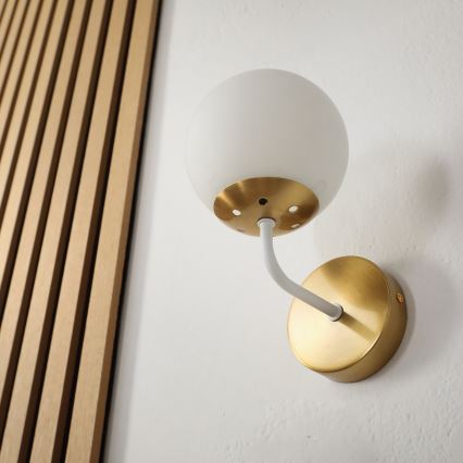 Brilagi - Kinkiet MALIVA 1xE14/15W/230V złoty/biały