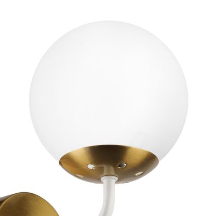 Brilagi - Kinkiet MALIVA 1xE14/15W/230V złoty/biały