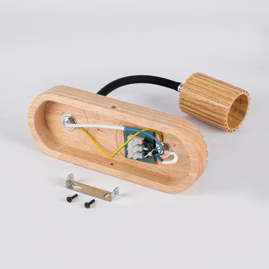 Brilagi - Kinkiet MODERN WOOD 1xG9/5W/230V + 1xGU10/8W drewno