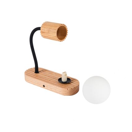 Brilagi - Kinkiet MODERN WOOD 1xG9/5W/230V + 1xGU10/8W z drewna kauczukowego