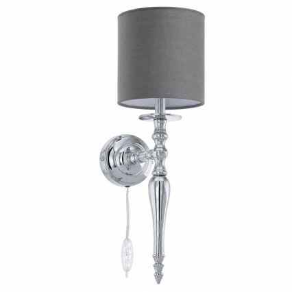 BRILAGI - Kinkiet NUBILA 1xE27/60W/230V błyszczący chrom/antracyt