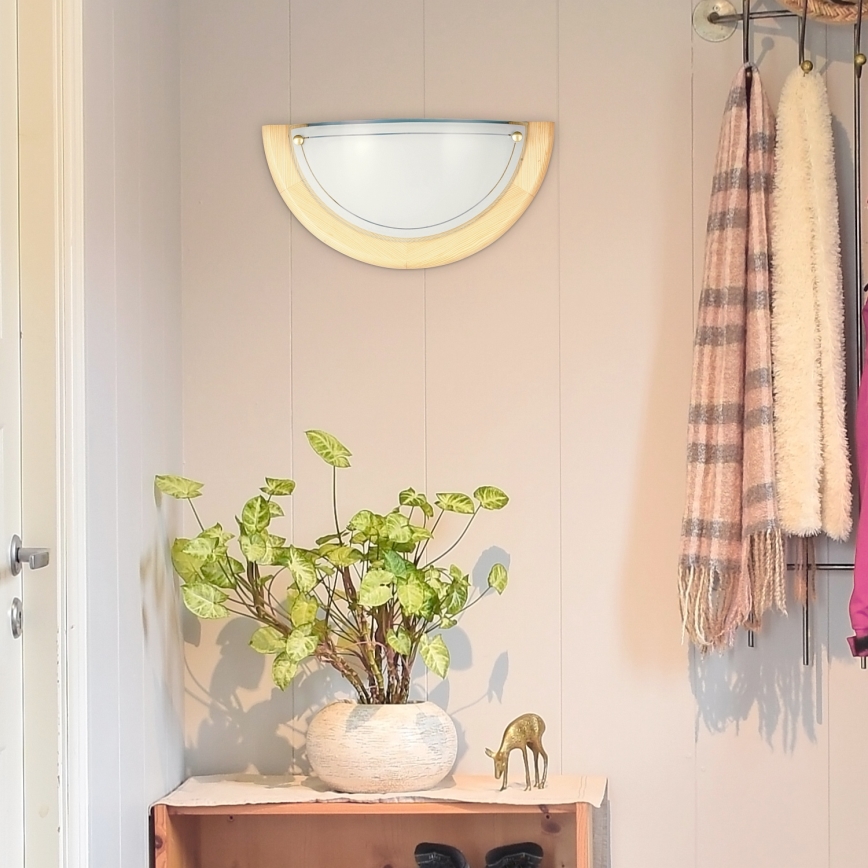 Brilagi - Kinkiet ORBIS 1xE27/60W/230V 30 cm sosna