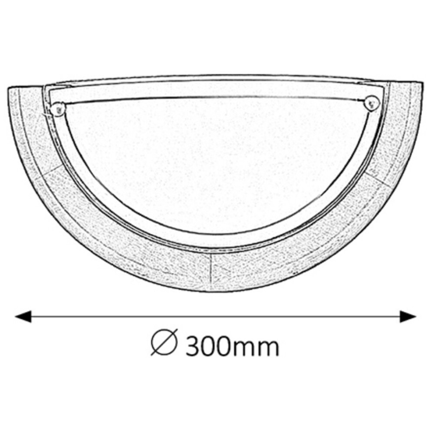 Brilagi - Kinkiet ORBIS 1xE27/60W/230V 30 cm sosna