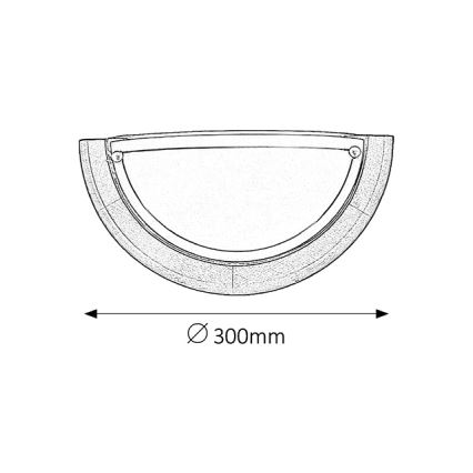 Brilagi - Kinkiet ORBIS 1xE27/60W/230V 30 cm sosna