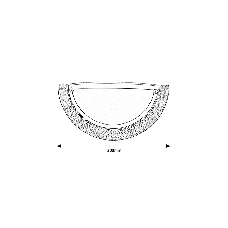 Brilagi - Kinkiet ORBIS 1xE27/60W/230V 30 cm sosna