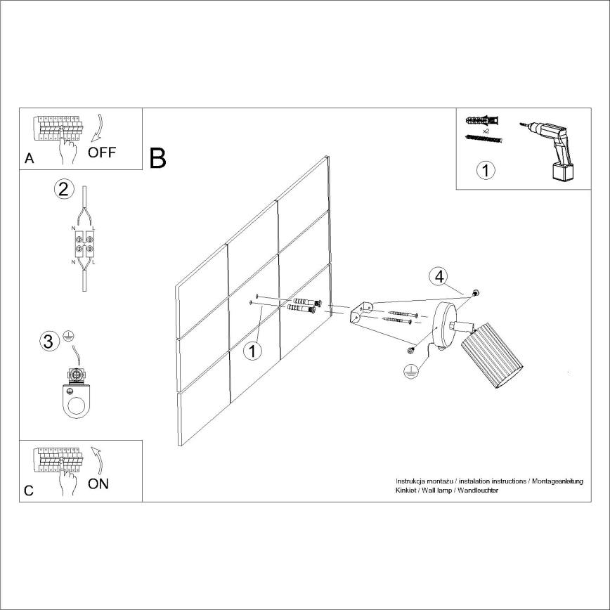 Brilagi - Kinkiet punktowy CRESTO 1xGU10/10W/230V kremowy