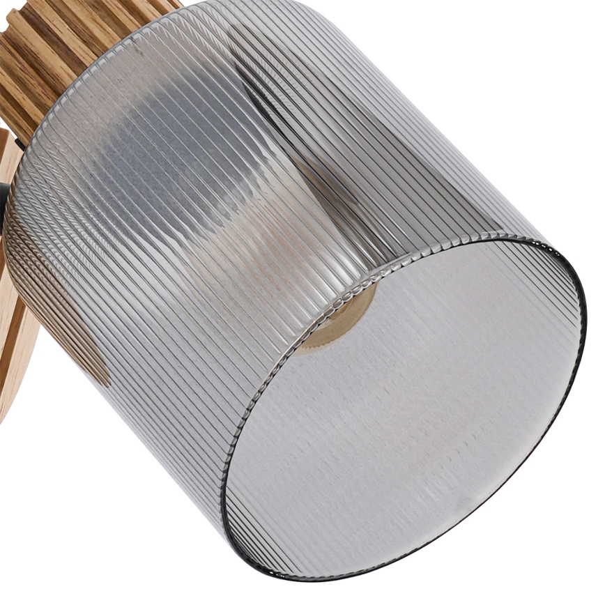 Brilagi - Kinkiet punktowy HYGGE 1xE14/15W/230V drewno kauczukowe/dymione