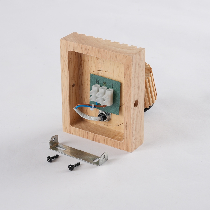 Brilagi - Kinkiet punktowy HYGGE 1xE14/15W/230V drewno kauczukowe/dymione