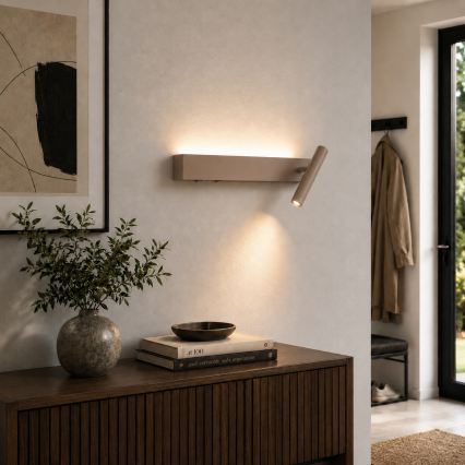 BRILAGI - Kinkiet punktowy LED ARLIX LED/3W/230V + LED/7W, beżowy, CRI 90