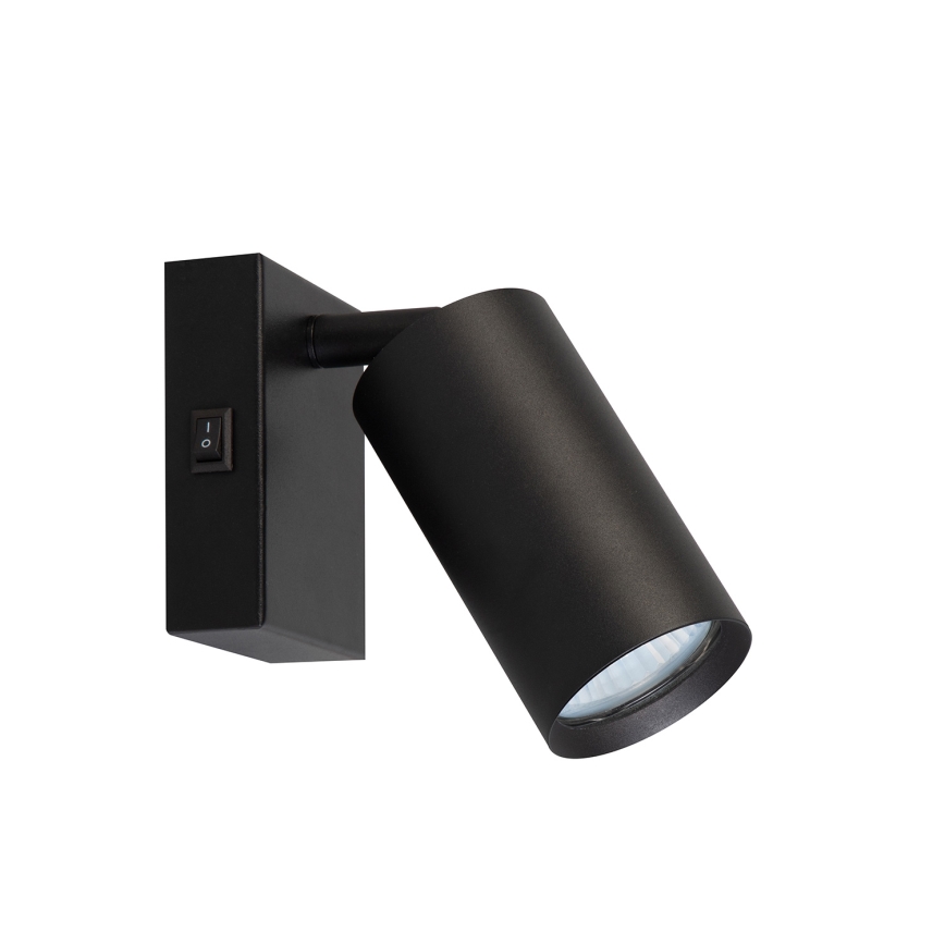 Brilagi - LED RGBW Ściemnialny kinkiet punktowy z włącznikiem SELE 1xGU10/4,8W/230V 3000K czarny + pilot zdalnego sterowania