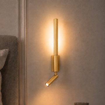 Brilagi - Kinkiet punktowy LED VIXON LED/3W/230V + LED/5W złoty CRI 90