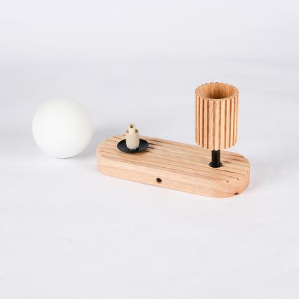 Brilagi - Kinkiet punktowy MODERN WOOD 1xG9/5W/230V + 1xGU10/8W kauczukowiec