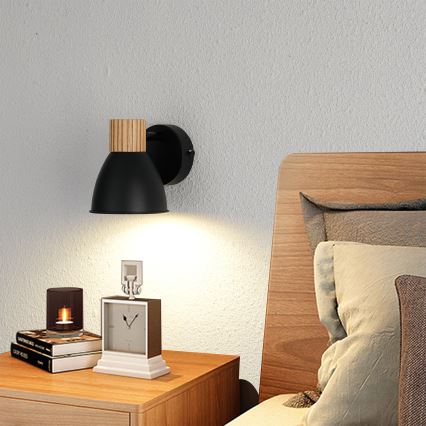 Brilagi - Kinkiet punktowy ODENSE 1xE14/10W/230V kauczukowiec/czarny